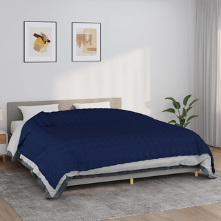 Weighted Blanket Blue 220x260 cm 11 kg Fabric - Giant Lobelia