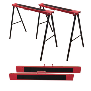 Brüder Mannesmann Sawhorses 2 pcs Steel 70100 - Giant Lobelia