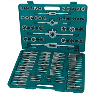 Brüder Mannesmann 110 Piece Tap and Die Set 53255 - Giant Lobelia