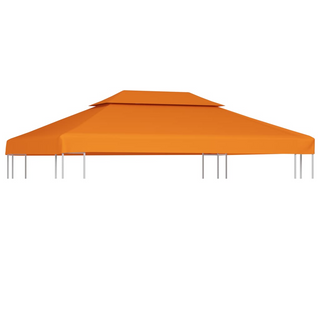 Gazebo Cover Canopy Replacement 310 g / m² Orange 3 x 4 m - Giant Lobelia