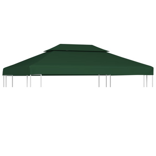 Gazebo Cover Canopy Replacement 310 g / m² Green 3 x 4 m - Giant Lobelia