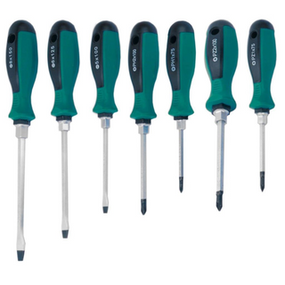 Brüder Mannesmann Seven Piece Screwdriver Set 11115 - Giant Lobelia