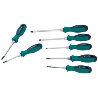 Brüder Mannesmann Seven Piece Screwdriver Set 11115 - Giant Lobelia