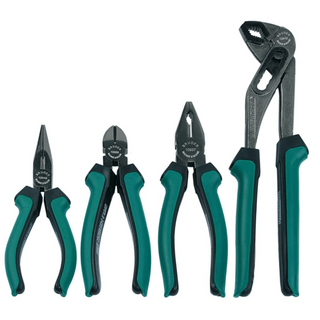 Brüder Mannesmann Four Piece Pliers Set Steel 10997 - Giant Lobelia