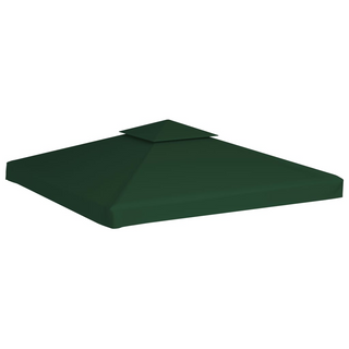 Gazebo Cover Canopy Replacement 310 g / m² Green 3 x 3 m - Giant Lobelia