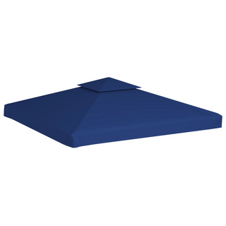 Gazebo Cover Canopy Replacement 310 g / m² Dark Blue 3 x 3 m - Giant Lobelia