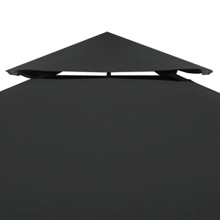 Gazebo Cover Canopy Replacement 310 g / m² Dark Grey 3 x 3 m - Giant Lobelia