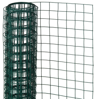 Nature Wire Mesh Square 0.5x5 m 13 mm Plastic Coated Steel Green - Giant Lobelia