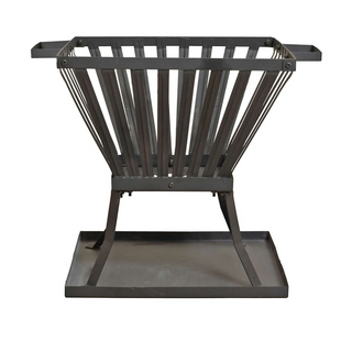 RedFire Fire Basket Denver Black Steel 51.5x39x45 cm 85015 - Giant Lobelia