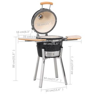 Barbecue Grill Smoker Ceramic 81 cm - Giant Lobelia