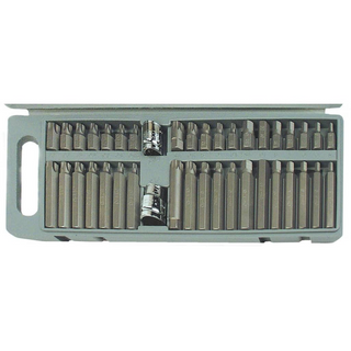 Brüder Mannesmann 40 Piece Drive Bit Set  187-40 - Giant Lobelia