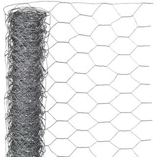 Nature Wire Mesh Hexagonal 0.5x10 m 25 mm Galvanised Steel - Giant Lobelia