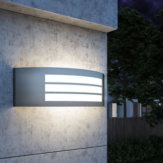 vidaXL Outdoor Wall Light Stainless Steel - Giant Lobelia