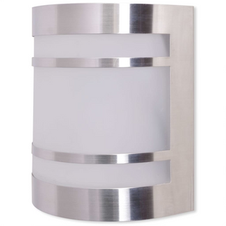 vidaXL Outdoor Wall Light Stainless Steel - Giant Lobelia