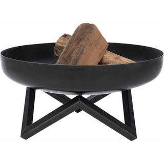 RedFire Fire Bowl Pello Black Steel - Giant Lobelia