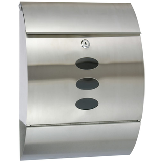 HI Letter Box Stainless Steel 30x12x40 cm - Giant Lobelia