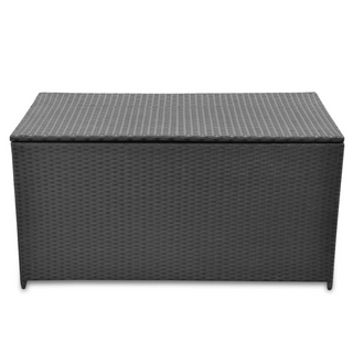 vidaXL Garden Storage Box Black 120x50x60 cm Poly Rattan - Giant Lobelia