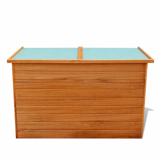 vidaXL Garden Storage Box 126x72x72 cm Wood - Giant Lobelia