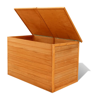 vidaXL Garden Storage Box 126x72x72 cm Wood - Giant Lobelia