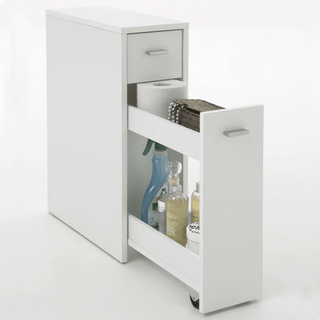 FMD Drawer Cabinet with 2 Drawers 20x45x61 cm White - Giant Lobelia