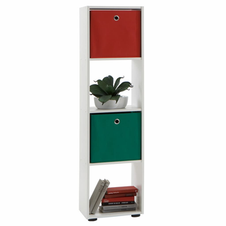 FMD Standing Shelf with 4 Compartments White - Giant Lobelia