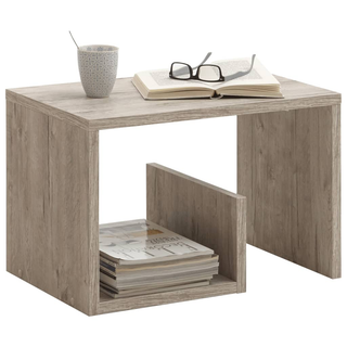 FMD Coffee Table 2-in-1 59.1x35.8x37.8 cm Sand Oak - Elegant and Functional Design - Giant Lobelia