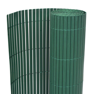 Double-Sided Garden Fence PVC 90x500 cm Green - Giant Lobelia