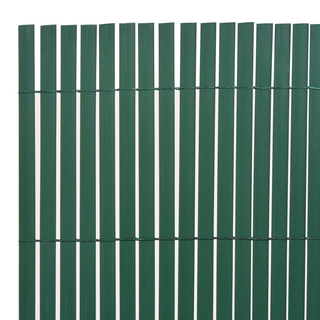 Double-Sided Garden Fence PVC 90x500 cm Green - Giant Lobelia