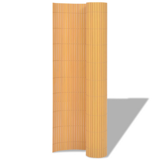 Double-Sided Garden Fence PVC 90x500 cm Yellow - Giant Lobelia