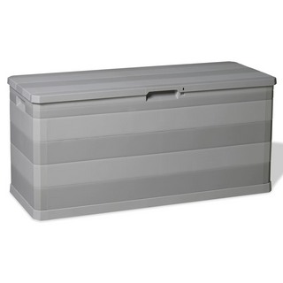 vidaXL Garden Storage Box Grey 117x45x56 cm - Giant Lobelia