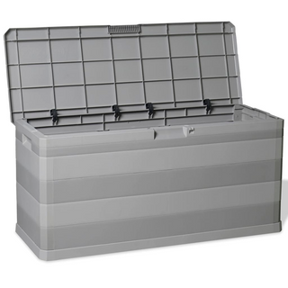 vidaXL Garden Storage Box Grey 117x45x56 cm - Giant Lobelia