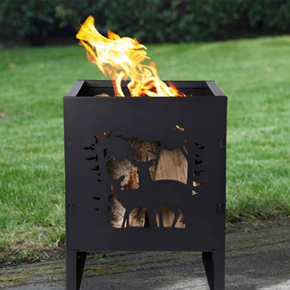 Esschert Design Fire Basket Deer Square - Giant Lobelia