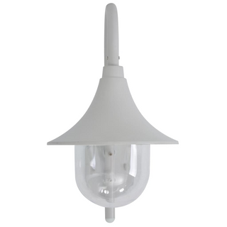 vidaXL Garden Wall Lamp E27 42 cm Aluminium White - Giant Lobelia