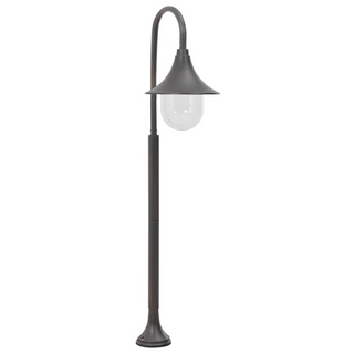 vidaXL Garden Post Light E27 120 cm Aluminium Bronze - Giant Lobelia