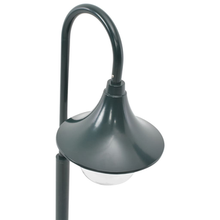 vidaXL Garden Post Light E27 120 cm Aluminium Dark Green - Giant Lobelia