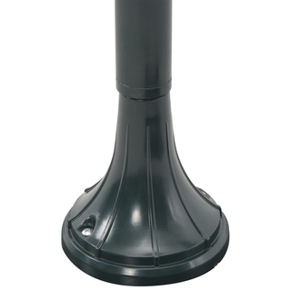 vidaXL Garden Post Light E27 120 cm Aluminium Dark Green - Giant Lobelia