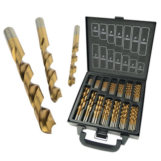 Brüder Mannesmann 99 Piece HSS Drill Set Titanium - Giant Lobelia