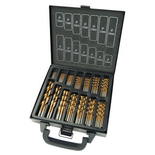 Brüder Mannesmann 99 Piece HSS Drill Set Titanium - Giant Lobelia