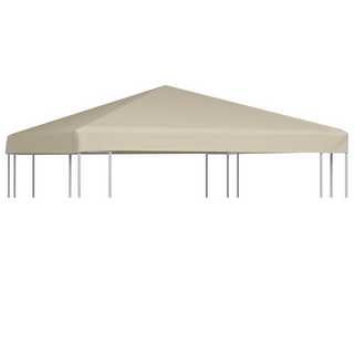 Gazebo Top Cover 310 g/m² 3x3 m Beige - Giant Lobelia