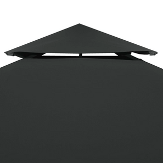 2-Tier Gazebo Top Cover 310 g/m² 4x3 m Anthracite - Giant Lobelia