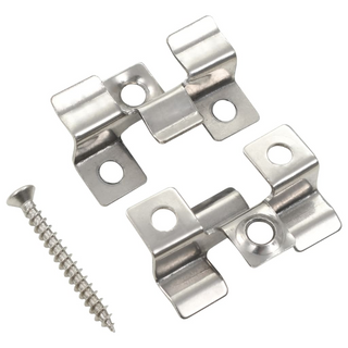 100 pcs Decking Clips with 200 Screws Stainless Steel - Giant Lobelia