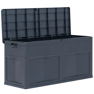 vidaXL Garden Storage Box 320 L Black - Giant Lobelia