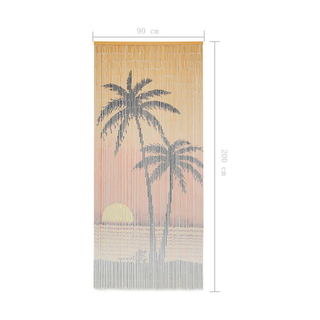 vidaXL Insect Door Curtain Bamboo 90x200 cm - Giant Lobelia