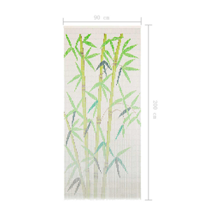 vidaXL Insect Door Curtain Bamboo 90x200 cm - Giant Lobelia