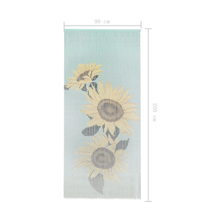 vidaXL Insect Door Curtain Bamboo 90x200 cm - Giant Lobelia