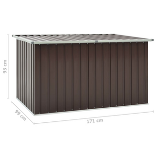 vidaXL Garden Storage Box Brown 171x99x93 cm - Giant Lobelia