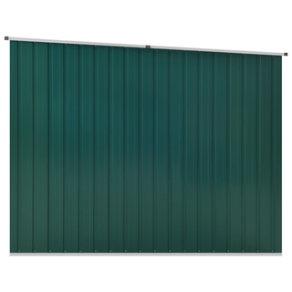 Garden Shed Green 195x198x159 cm Galvanised Steel - Giant Lobelia