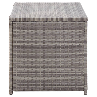 vidaXL Garden Storage Box Poly Rattan 100x50x50 cm Grey - Giant Lobelia