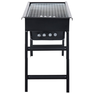 vidaXL Portable Camping BBQ Grill Steel 60x22.5x33 cm - Giant Lobelia