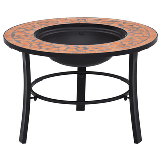 vidaXl Mosaic Fire Pit Terracotta 68cm Ceramic - Giant Lobelia